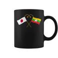Japanese Flag Myanmar Flag ミャンマー遺産 ミャンマーのルーツ 日本の国旗 ミャンマーの国旗 コーヒーマグ