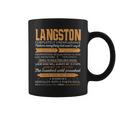 Langston Completely Unexplainable Notices Everything But Won’T Say It Name Coffee Mug