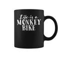 Life Is A Monkey Bike ゴリラバイク 漫画デザイン コーヒーマグ