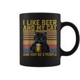 I Like Beer My Cat And Maybe 3人 猫好き ギフト コーヒーマグ