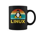 Linux レトロ ヴィンテージ ペンギン オタク ペンギン オペレーティング システム オタク コーヒーマグ