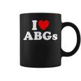 I Love Abgs I Heart Abg おもしろい アジアの赤ちゃん 女の子 恋人 コーヒーマグ