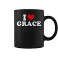 I Love Grace I Heart Grace ファーストネーム グレース ジョーク 面白い コーヒーマグ
