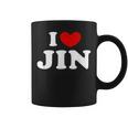 I Love Jin 私は愛する Jin コーヒーマグ