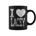 I Love Lacey バレンタイン ガールフレンド 女の子 娘 ハート 妻 コーヒーマグ