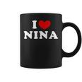 I Love Nina 私は愛する Nina コーヒーマグ