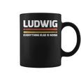 Ludwig Everything Else Is Noise クラシック音楽ドラムスティック コーヒーマグ