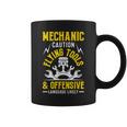 Mechanic Caution Flying Tools 自動車整備士 コーヒーマグ