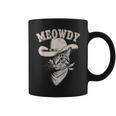 Meowdy Cat Cowboy Western Graphic Cat Lady Cat Dad Coffee Mug
