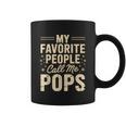 My Favorite People Call Me Pops Fathers Day コーヒーマグ