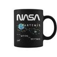 Nasa アルテミスミッション探査記章ワームロゴ コーヒーマグ