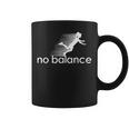 No Balance Girl スポーツとユーモアのための面白いパロディデザイン コーヒーマグ