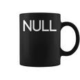 Null Computer サイエンスコード エラー ユーモア エンジニア コーヒーマグ