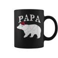 Papa Bear Xmas Buffalo Plaid Lights Matching Family Pajama コーヒーマグ