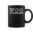 Pass The Le Corbusier Architect ホワイト コーヒーマグ