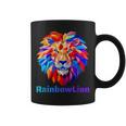 Rainbow Lion レインボー ライオン かっこいい おしゃれ コーヒーマグ