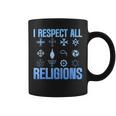 I Respect All Religions 精神性 寛容 受容 コーヒーマグ