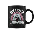Retired Teacher Class Of 2025 Rainbow Retro Graduation コーヒーマグ