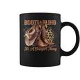 Retro Cowgirl Boots And Bling It's A Cowgirl Thing Western Coffee Mug