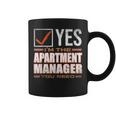 Retro Profession I'm The Apartment Manager コーヒーマグ