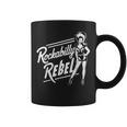 Rockabilly Rebel Pin-Up Girl In Dress Graphic コーヒーマグ
