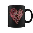 Seventies Heart Wish You Were Here Missing You コーヒーマグ