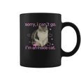 Sorry I Can’T Go I’M An Inside Cat Coffee Mug