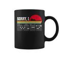 Sorry I Dgaf Hidden Message Retro Guitar Coffee Mug