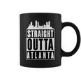 Straight Outta Atlanta 都市のシルエット コーヒーマグ
