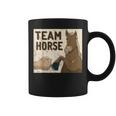 Team Horse 面白い馬のデザイン コーヒーマグ