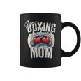 Uper Boxing Mom Guantes De Boxeo Y Boxeadores De Apoyo Cuello Taza de café