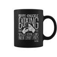 Vintage Bare Knuckle Boxingin Guantes De Boxeo Taza de café