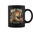 Walk By Faith Not By Sight Christian Western Cowboy Boots Coffee Mug