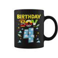 Western Family Birthday Boy 4 Cowboy 4Th Birthday Coffee Mug