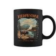 Yellowstone National Park Vintage Hiking Camping Coffee Mug