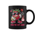 You're My Jam ファニーストロベリー ギターを弾く スイートハートジャム コーヒーマグ