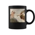 おかしな猫 神 創造 アダム ミーム イエス コーヒーマグ