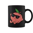 かわいい 桃 フルーツ リラックス のんびりピーチ コーヒーマグ