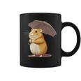 かわいいハムスターと傘のコスチューム。 コーヒーマグ