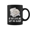 かわいいビションフリーゼ If You Love Me Let Meleep パジャマ コーヒーマグ