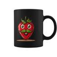 かわいい口ひげストロベリーコスチューム コーヒーマグ