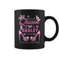 これはハーレーダビッドソンの女王の名前入り誕生日です。 コーヒーマグ