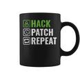へのギフト ハック パッチ リピート エシカル ハッカー サイバーセキュリティ コーヒーマグ