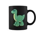 ゆるい恐竜のキャラクターイラスト_ブラキオサウルス コーヒーマグ