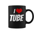 アイ・ラブ・チューブ・ハート コーヒーマグ