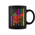 アメリカ国旗 マルディグラ ザリガニ ダビング コーヒーマグ