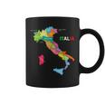 イタリア地図ブーツ 国旗 イタリア コーヒーマグ