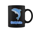 イルカ Dolphin ドルフィン【どうぶつフレンズ】水族館 海の生き物 ゆるくて かわいい 動物 イラスト コーヒーマグ