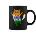 インド国旗 インド猫 コーヒーマグ
