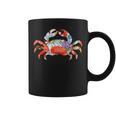 カニの花のグラフィック。 コーヒーマグ
